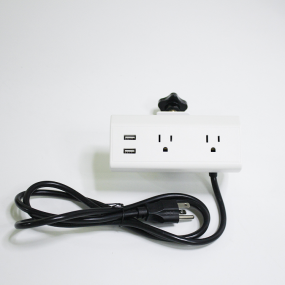 New design clamp on conference tableop power hub socket with dual usb