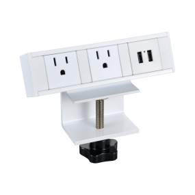 multifunctional desktop side mounted table socket with usb charger 