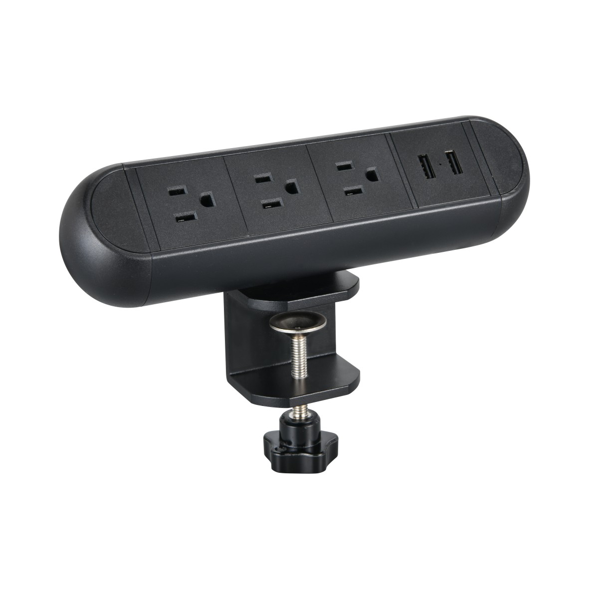 Removable clamp power screw socket multifunctional desk socket