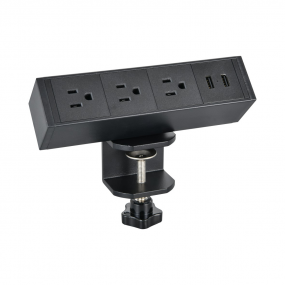 Clamp power desktop socket multifunctional table socket for office