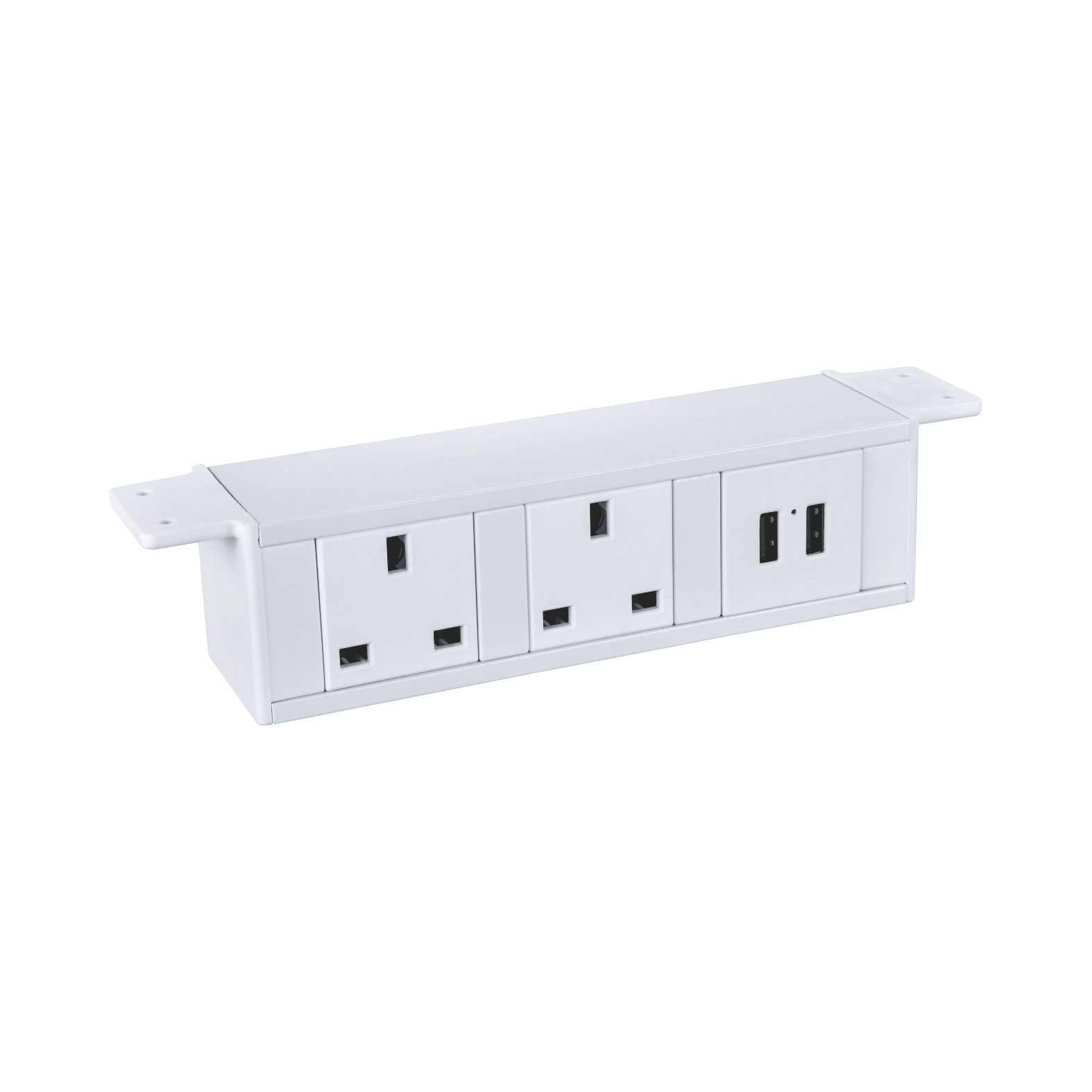 desk hang on power socket with usb charger
