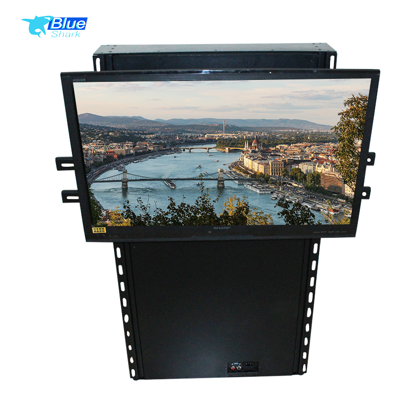 LCD TV Lifter Remote Control Electric Office Cabinet Hidden TV Lift Cabinet 32-70 Inch TV Telescopic Stand