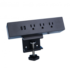 Clip table black socket