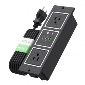 Recessed Power Strip USB-C 65W with Switch